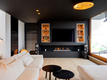 Een penthouse met een warm gevoel