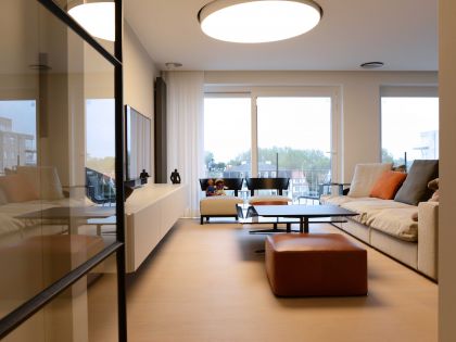 Een ruimtelijk appartement met stoere toets